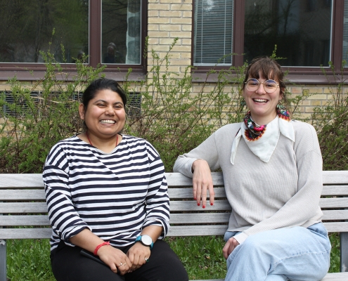 Madhusree Mitra and Mareike Gutensohn.