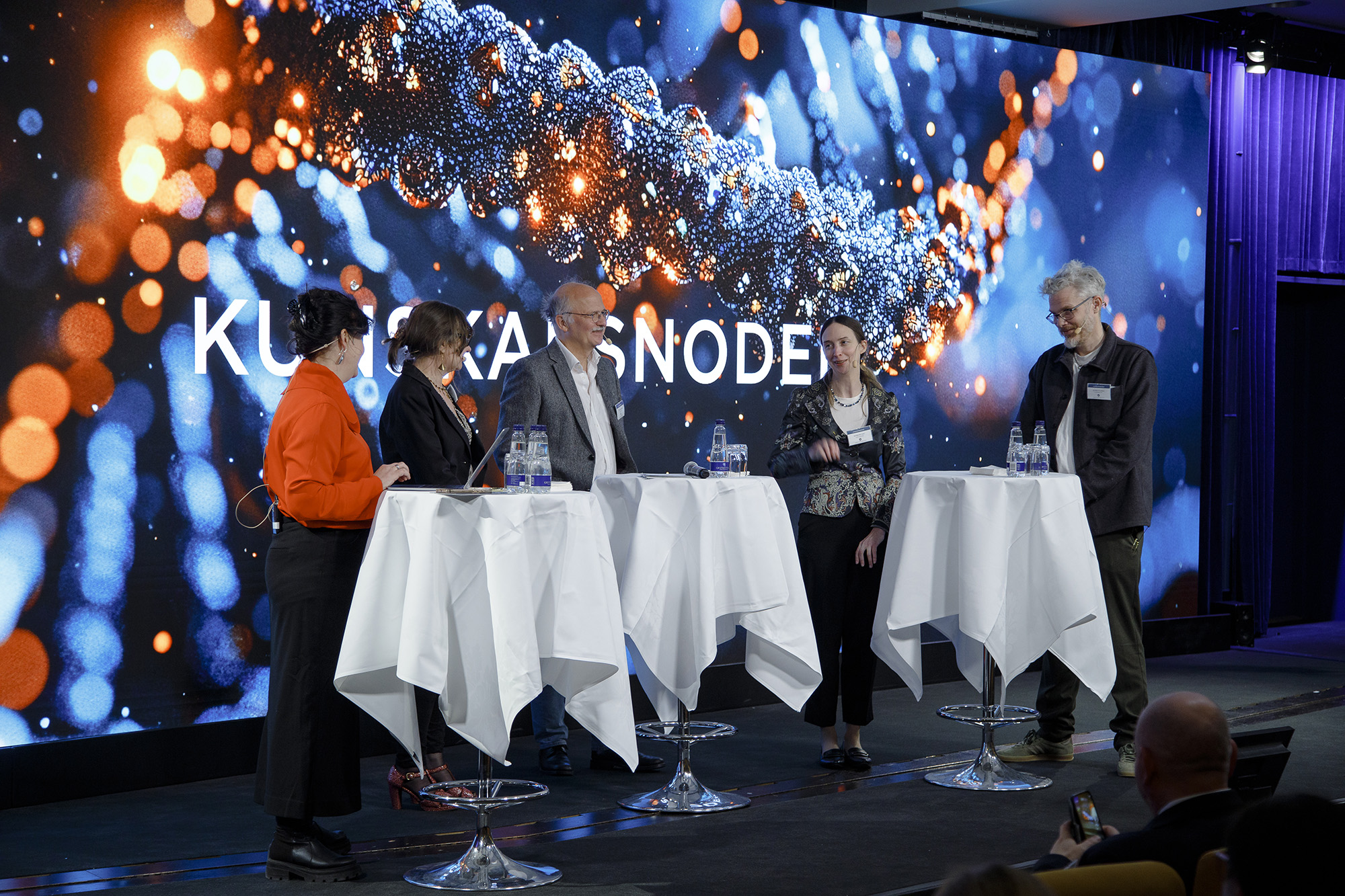 The panel talk at Kunskapsnoden.