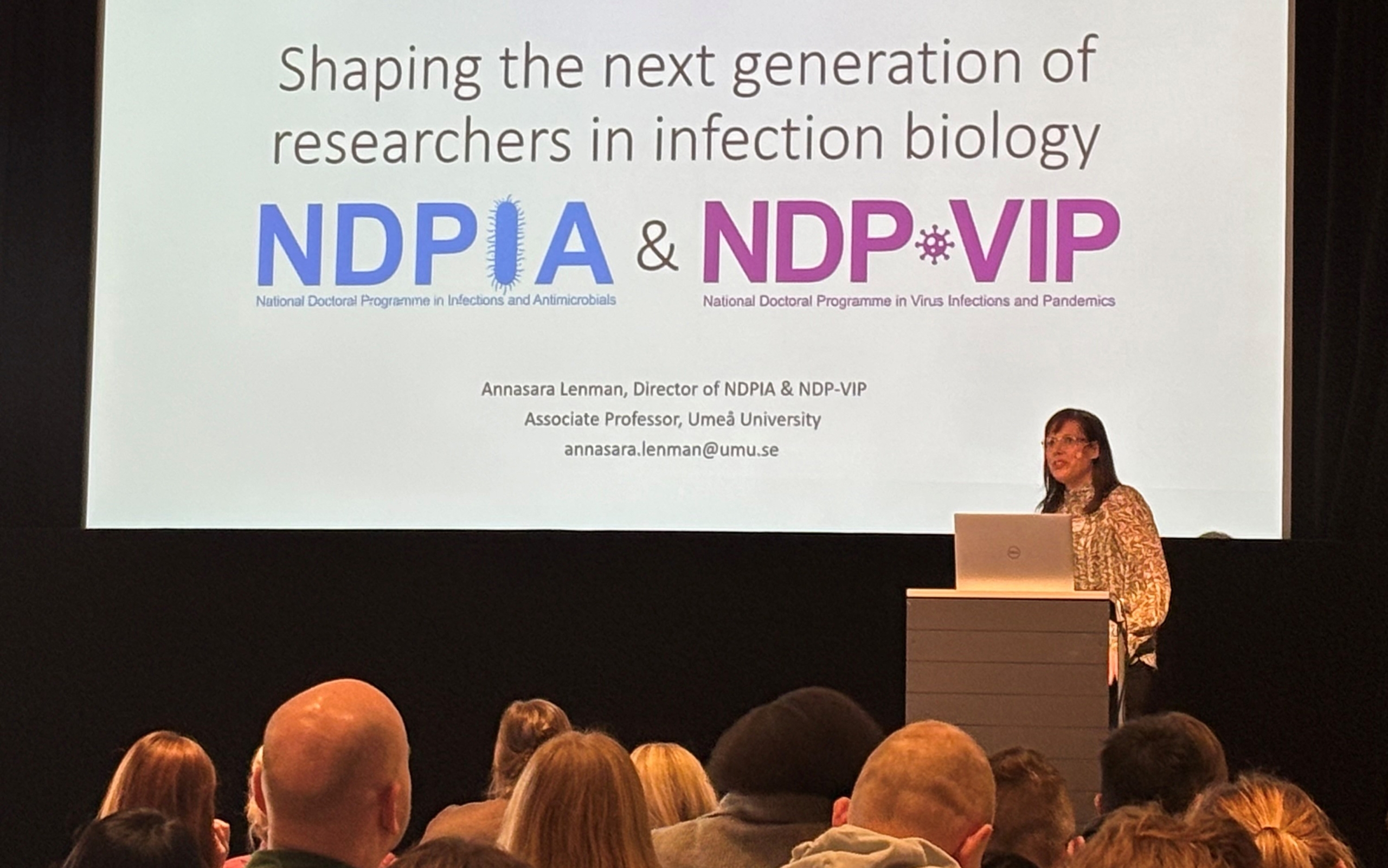 Annasara Lenman has great visions for the infection research schools, hosted by UCMR.