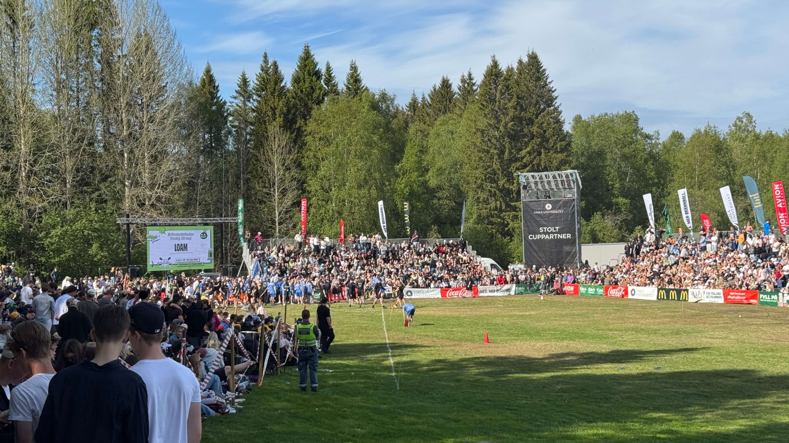 Brännbollscupen, one of Umeå's most celebrated annual traditions.